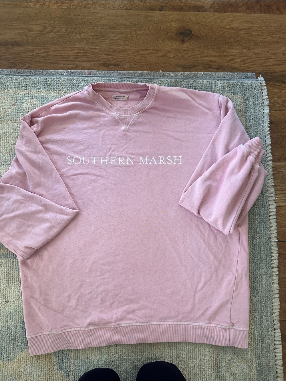 Southern Marsh Light Pink Crewneck Sweatshirt